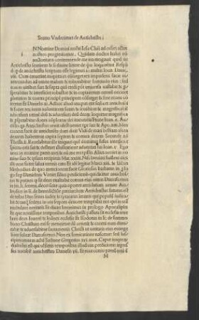 Sermo Undecimus de Antichristo.