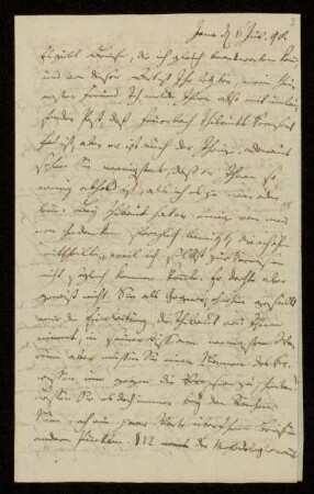 3: Brief von Gottlieb Hufeland an Gustav Hugo, Jena, 6.7.1798
