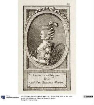 Pariser Coeffuren: Herisson à chignon frisé