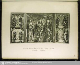 Flügelaltar Aus Knauthain Bei Leipzig. 1515-1525