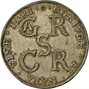 Sterbemünze auf Königin Maria Eleonora von Schweden, 1655