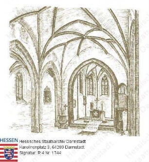 Brensbach im Odenwald, Evangelische Pfarrkirche St. Markus / Interieur