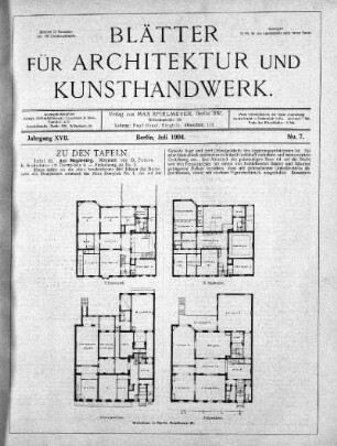 No. 7, Juli 1904