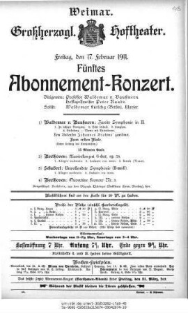 Abonnement=Konzert