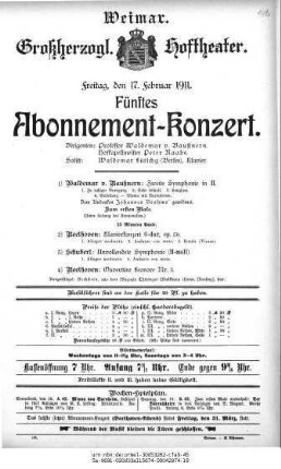 Abonnement=Konzert