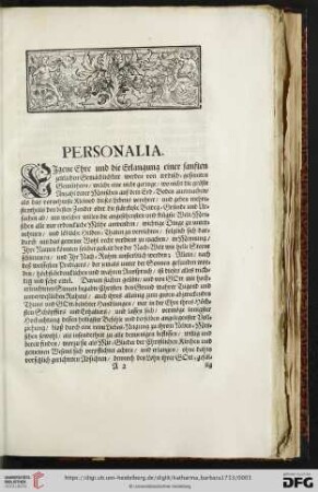 Personalia