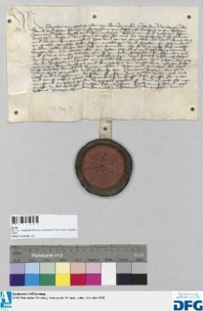 Königin Dorothea von Dänemark quittiert der Stadt Nürnberg über 500 fl. von ihrem Vater, dem Markgrafen Johann von Brandenburg ererbtes Leibgeding.