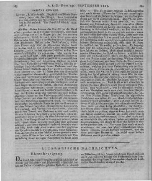 Gleich, F.: Finglash und Maria Stormont, oder die Flüchtlinge. Leipzig: Wienbrack 1822