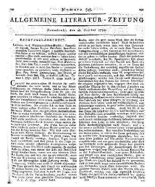 [Nicolai, C. F.]: Vertraute Briefe von Adelheid B** an ihre Freundin Julia S**. Berlin, Stettin: Nicolai 1799