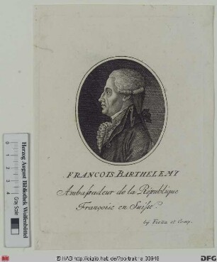 Bildnis François Barthélemy (1808 comte, 1818 marquis de)