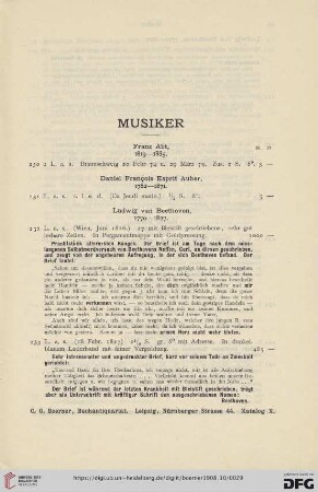 Musiker (Nr. 230 - 346)