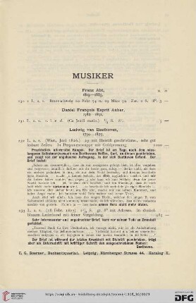 Musiker (Nr. 230 - 346)