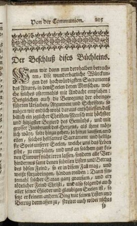 Der Beschluß dises Büchleins.