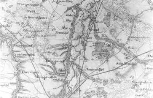 Görlitz-Ober-Neundorf. Topographische Karte vom Preußischen Staate, Bl. 266 Görlitz, aufgen. 1815, grav. 1827, Nachträge 1866