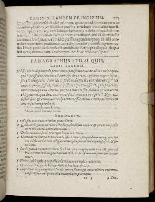 Paragraphus Sed Si quis, Legis eandem.