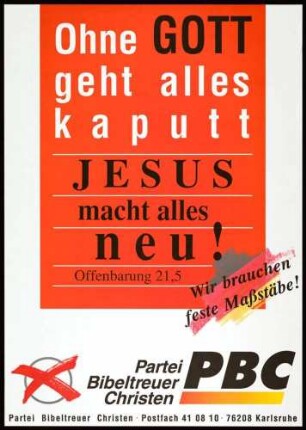 PBC, Europawahl 1994