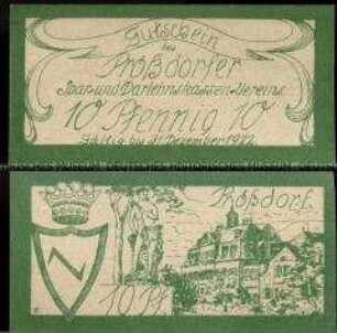 Prößdorf 10 Pfennig