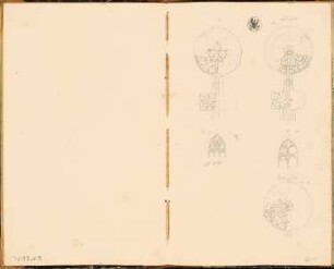 Reiseskizzenbuch 1828: Dom, Halberstadt: Details