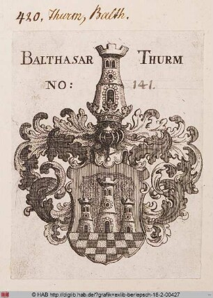 Wappen des Balthasar Thurm