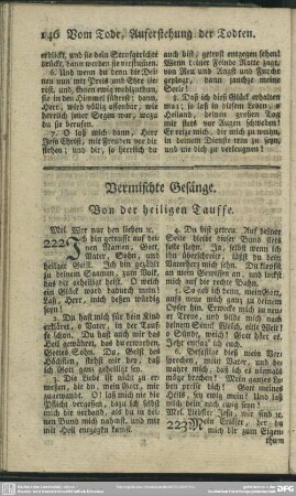 Vermischte Gesänge