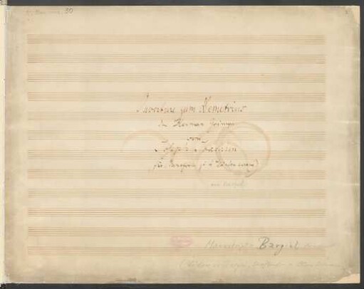 Ouvertüren. Arr; pf (4 hands); D-Dur; op. 6