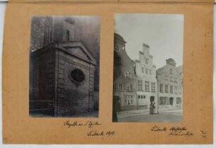 St. Aegidien, Lübeck. Lübeck: Ansichten (aus: Skizzen- und Fotoalbum 25)