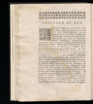 Privilège du Roi