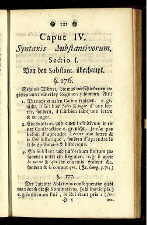 Caput IV. Syntaxis Substantivorum.
