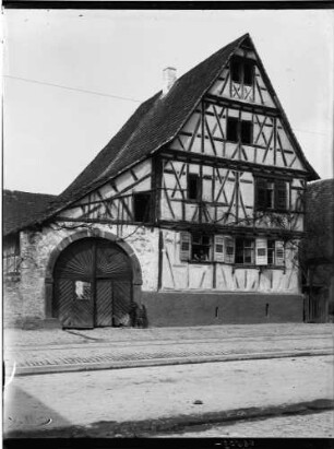 Blankenloch Hauptstraße 90 Fachwerkhaus - Außenansicht