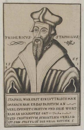Bildnis des Fridericvs Staphilvs