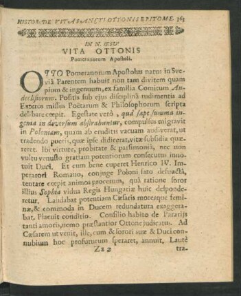 Vita Ottonis Pomeranorum Apostoli.
