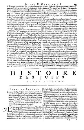 Livre Dixième