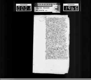 . 1591: Januar-Juli 1591