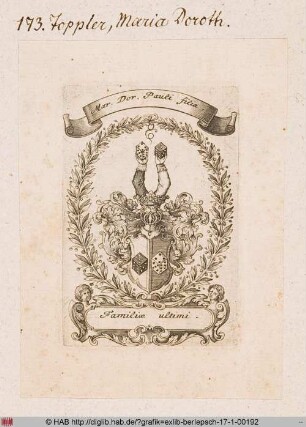 Wappen der Maria Dorothea Töppler