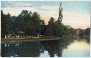 Leipzig: Rosental. Partie mit Rosental-Teich
