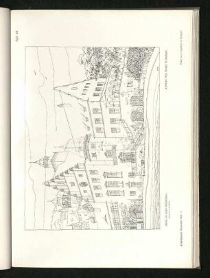 Tafel 44: Skizze zu einem Bezirkshaus