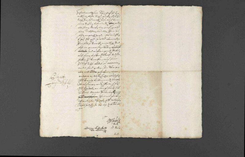 Reise des Rheingrafen Johann Philipps nach Paris und Zusammenkunft mit dem Erzbischof von Reims, Charles de Lorraine-Guise, woraufhin Herzog Christoph von Württemberg den Residenten in Paris, Paul von Rammingen, einschaltet.
