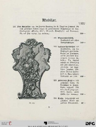 Mobilar (Nr. 220-239)