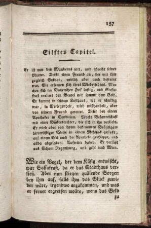 Eilftes Capitel.