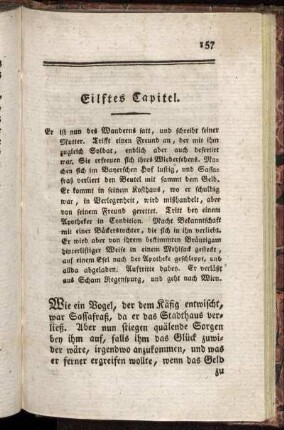 Eilftes Capitel.