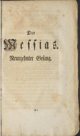 Neunzehnter Gesang.