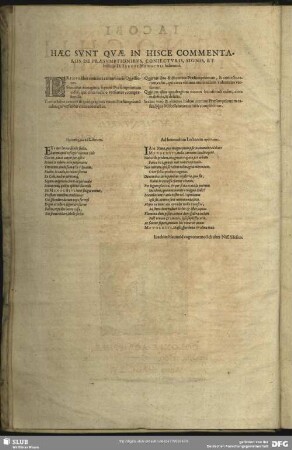 Haec Sunt Quae In Hisce Commentariis De Praesumptionibus, Coniecturis, Signis, ...