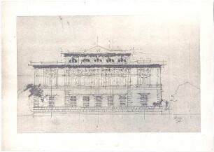 Döllgast, Hans; München; Alte Pinakothek, Wiederaufbau - Ansicht
