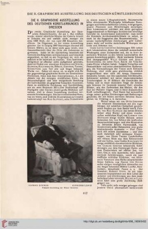 24: Die II. graphische Ausstellung des Deutschen Künstlerbundes in Dresden