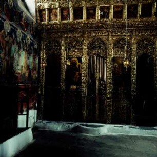 Negádes, Nord-Epiros. Kirche Agia Trias, 1792, Inneres