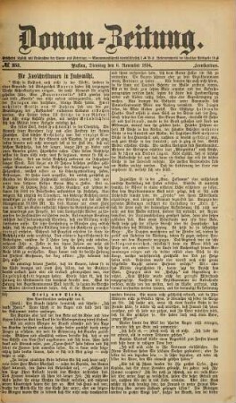 Donau-Zeitung. 1894,11/12 = Jg. 104