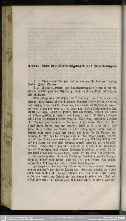 XVII. Von den Einfriedungen und Bewehrungen