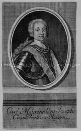 Porträt des Carl Maximilian Joseph Kurprinz von Bayern