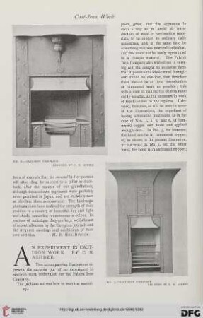 14: An experiment in cast-iron work