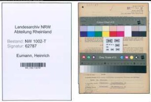 Entnazifizierung Heinrich Eumann , geb. 14.07.1920 (Installateur)